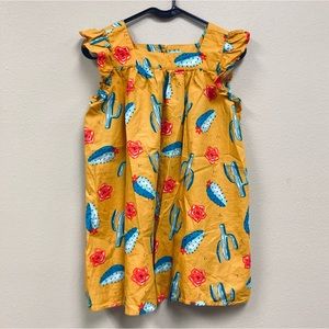 Wrangler Mustard Yellow Cactus Top, Sz LG